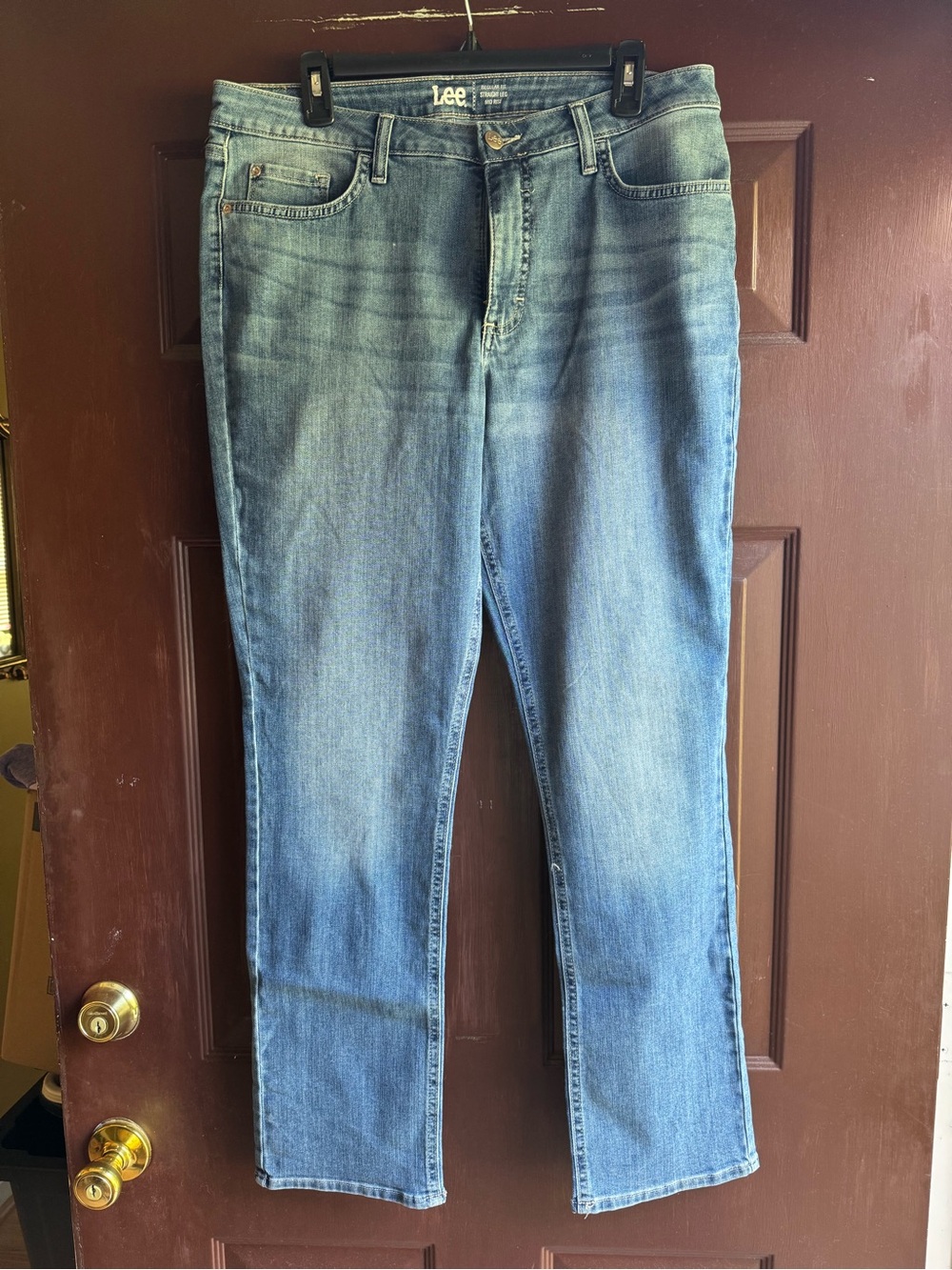 Lee Jeans Mid Rise Size 14 Long NWT